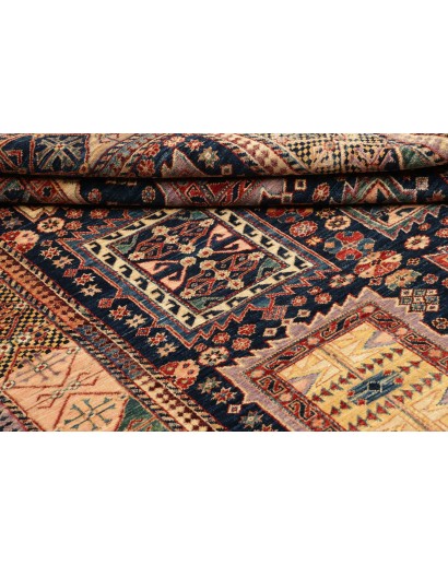 Tappeto Tribal Pakistan marrone grigio 156x210