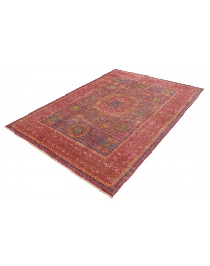 Tappeto Mamlouk Pakistan marrone azzurro 170x233