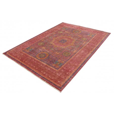 Tappeto Mamlouk Pakistan marrone azzurro 170x233