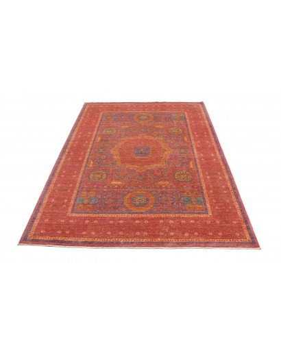 Tappeto Mamlouk Pakistan marrone azzurro 170x233