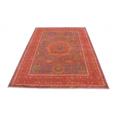 Tappeto Mamlouk Pakistan marrone azzurro 170x233