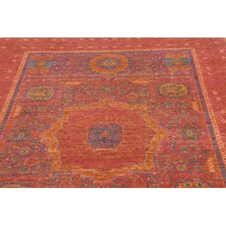 Tappeto Mamlouk Pakistan marrone azzurro 170x233