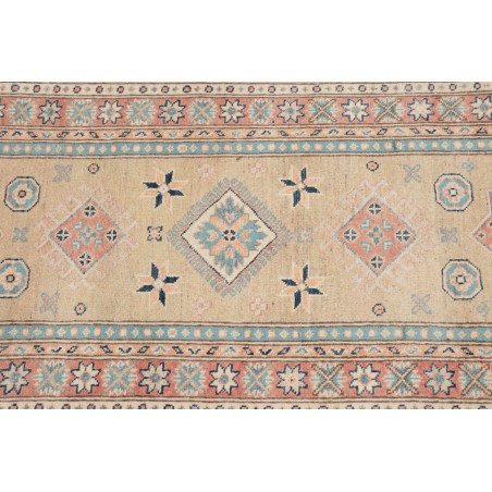 Tappeto Kazak Afghanistan marrone bianco 85x294
