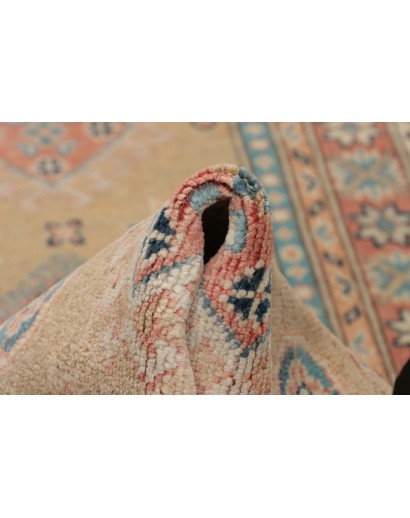 Tappeto Kazak Afghanistan marrone bianco 85x294