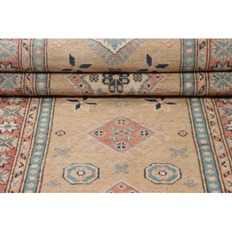Tappeto Kazak Afghanistan marrone bianco 85x294