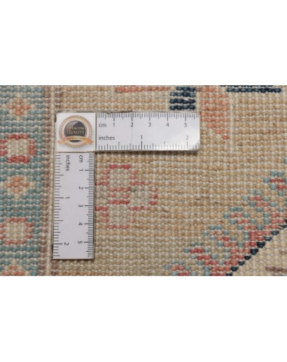 Tappeto Kazak Afghanistan marrone bianco 85x294