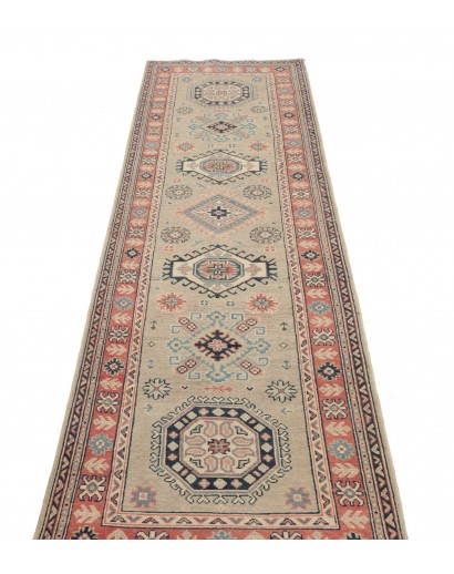 Tappeto Kazak Afghanistan marrone beige 83x300