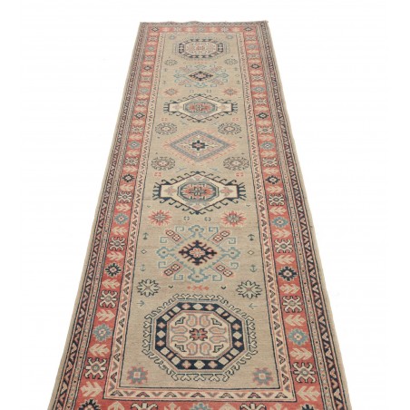 Tappeto Kazak Afghanistan marrone beige 83x300