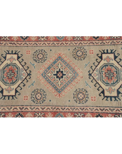Tappeto Kazak Afghanistan marrone beige 83x300