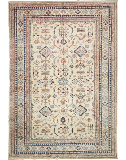 Tappeto Kazak Fine Pakistan beige giallo 204x295