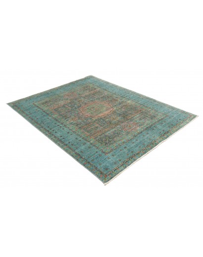 Tappeto Mamlouk Pakistan azzurro grigio 156x200