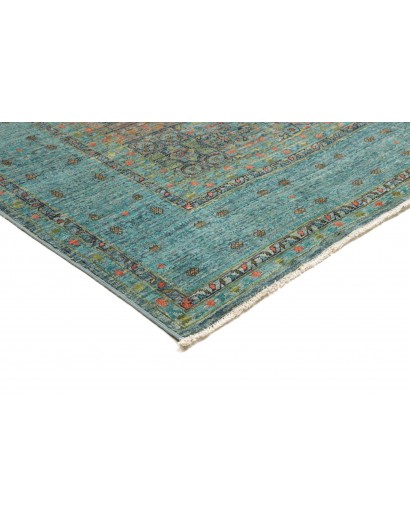 Tappeto Mamlouk Pakistan azzurro grigio 156x200