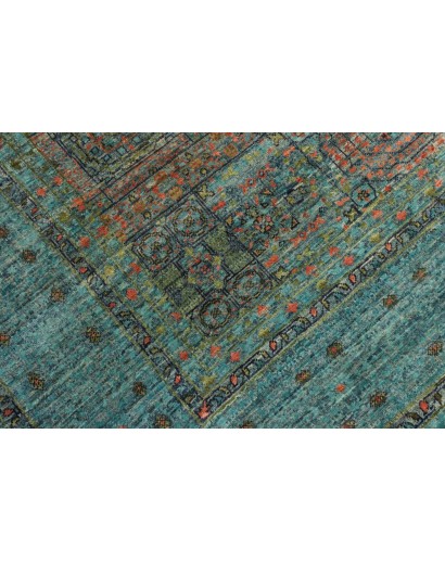 Tappeto Mamlouk Pakistan azzurro grigio 156x200