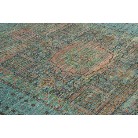 Tappeto Mamlouk Pakistan azzurro grigio 156x200