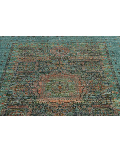 Tappeto Mamlouk Pakistan azzurro grigio 156x200