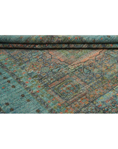 Tappeto Mamlouk Pakistan azzurro grigio 156x200