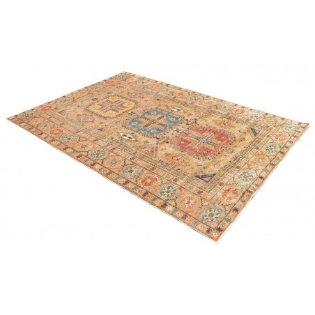 Tappeto Kazak Fine Pakistan marrone grigio 170x243