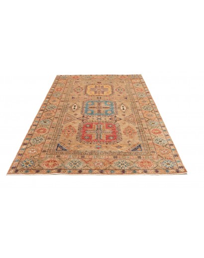 Tappeto Kazak Fine Pakistan marrone grigio 170x243
