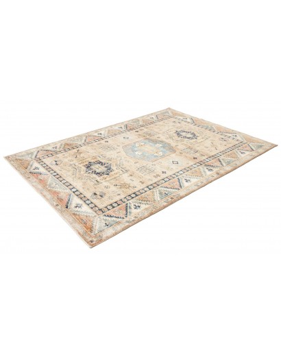 Tappeto Kazak Fine Pakistan marrone grigio 168x238