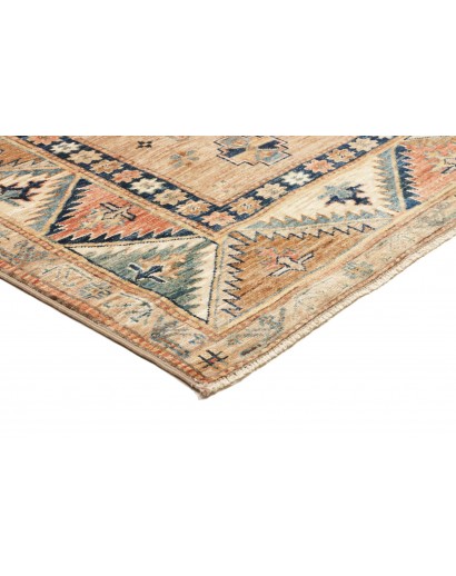 Tappeto Kazak Fine Pakistan marrone grigio 168x238