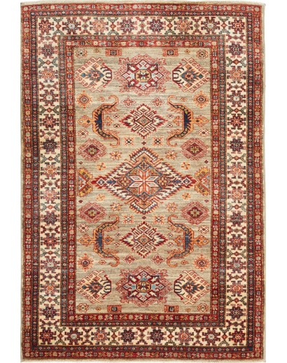 Tappeto Kazak Fine Pakistan marrone beige 118x178