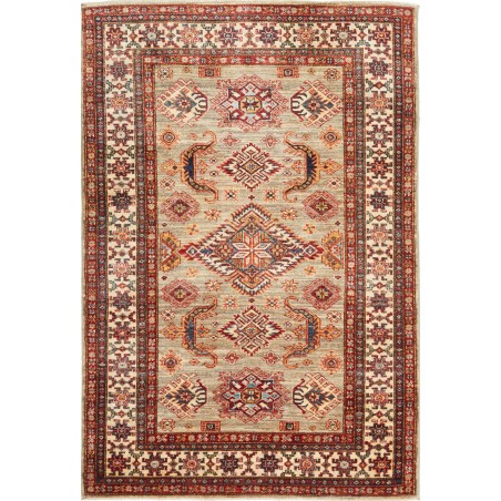 Tappeto Kazak Fine Pakistan marrone beige 118x178