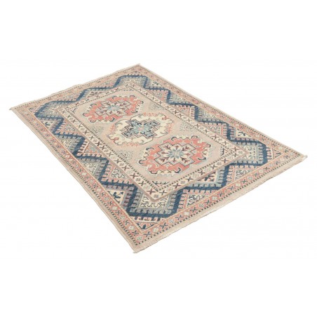 Tappeto Kazak Afghanistan beige grigio 96x141