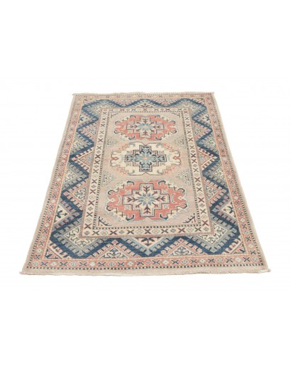 Tappeto Kazak Afghanistan beige grigio 96x141