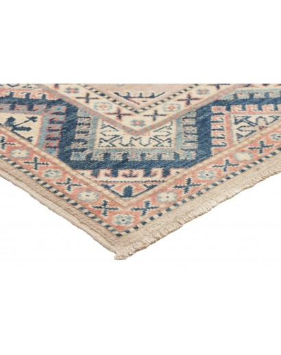 Tappeto Kazak Afghanistan beige grigio 96x141