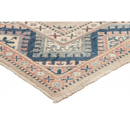 Tappeto Kazak Afghanistan beige grigio 96x141