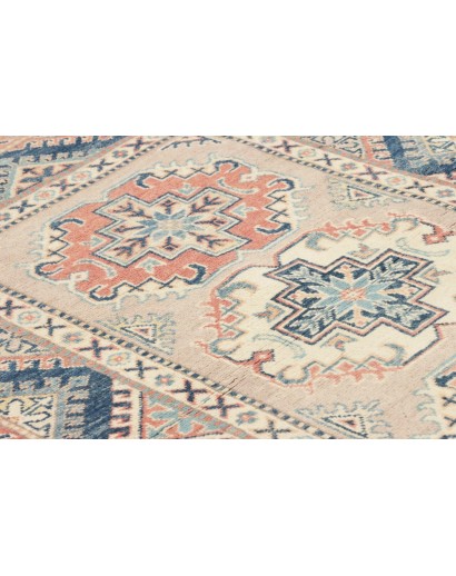 Tappeto Kazak Afghanistan beige grigio 96x141