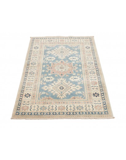 Tappeto Kazak Afghanistan beige bianco 95x138