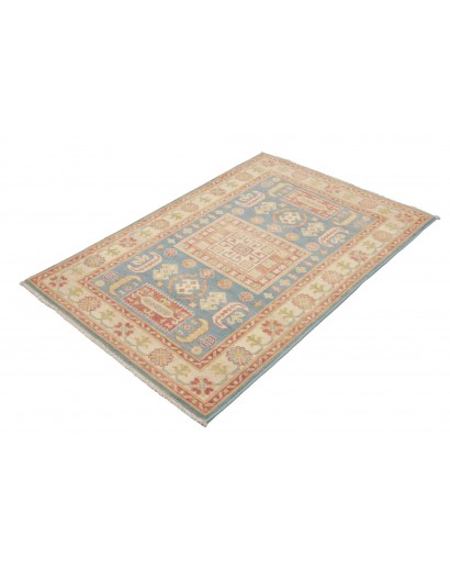 Tappeto Kazak Afghanistan beige rosso 98x134