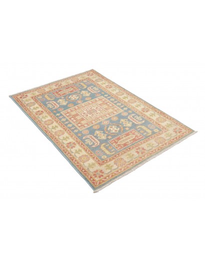 Tappeto Kazak Afghanistan beige rosso 98x134