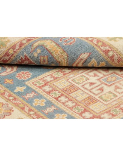 Tappeto Kazak Afghanistan beige rosso 98x134