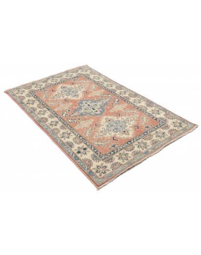 Tappeto Kazak Afghanistan beige grigio 101x155
