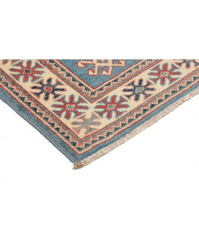Tappeto Kazak Afghanistan marrone azzurro 62x85