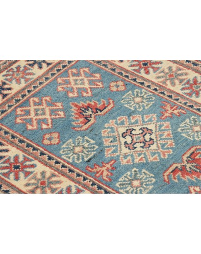 Tappeto Kazak Afghanistan marrone azzurro 62x85