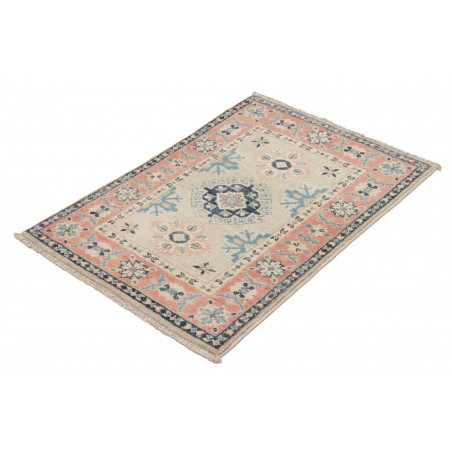 Tappeto Kazak Afghanistan beige bianco 61x86