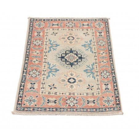 Tappeto Kazak Afghanistan beige bianco 61x86