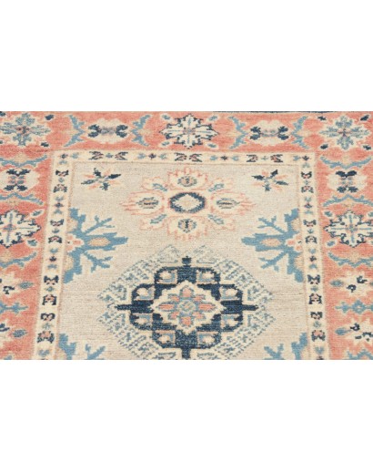 Tappeto Kazak Afghanistan beige bianco 61x86