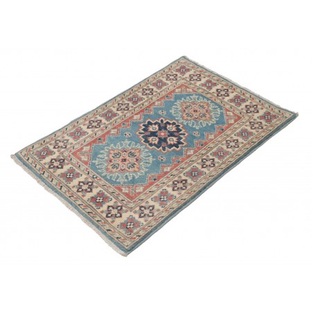 Tappeto Kazak Afghanistan beige grigio 62x90