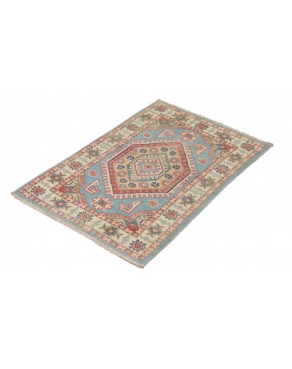 Tappeto Kazak Afghanistan beige bianco 61x85