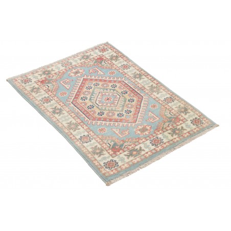 Tappeto Kazak Afghanistan beige bianco 61x85