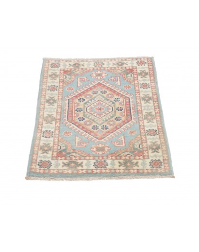 Tappeto Kazak Afghanistan beige bianco 61x85