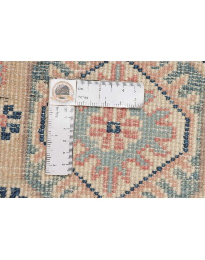 Tappeto Kazak Afghanistan beige bianco 61x85