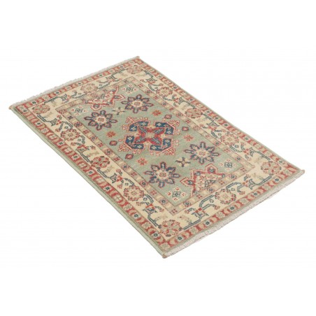 Tappeto Kazak Afghanistan marrone azzurro 57x91