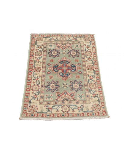 Tappeto Kazak Afghanistan marrone azzurro 57x91