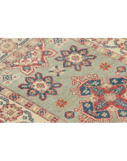 Tappeto Kazak Afghanistan marrone azzurro 57x91