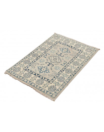 Tappeto Kazak Afghanistan beige azzurro 66x93